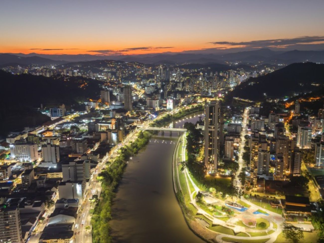 Vista de Blumenau